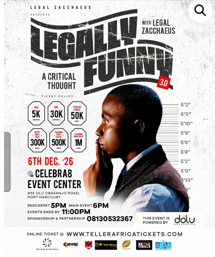 LEGALLY FUNNY WITH LEGAL ZACCHAEUS