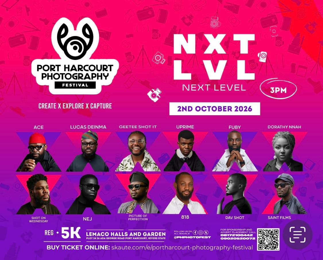 PORT HARCOURT PHOTOGRAPHY FESTIVAL: NEXT LEVEL