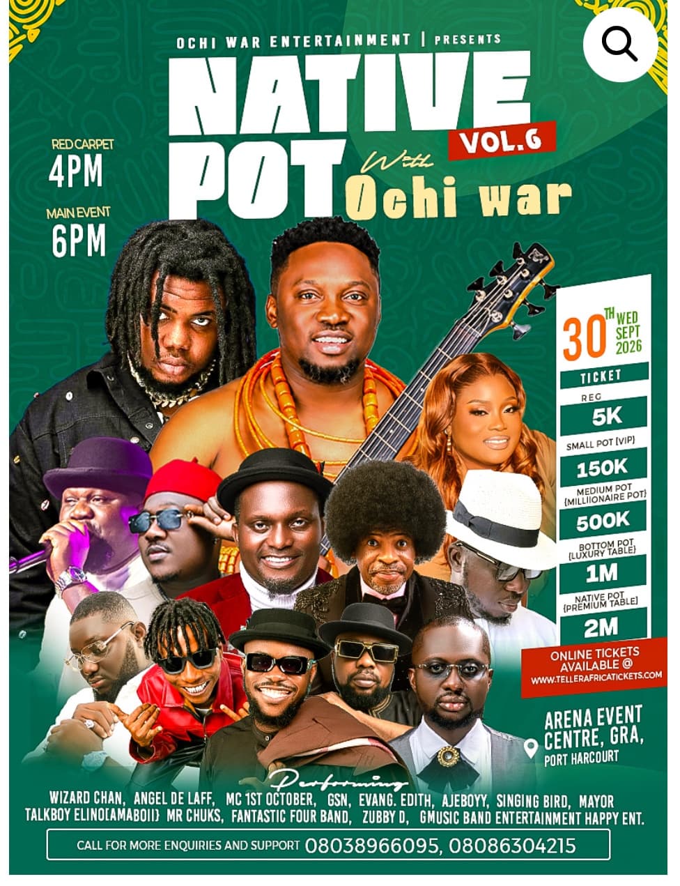 NATIVE POT WITH OCHI WAR VOL.6